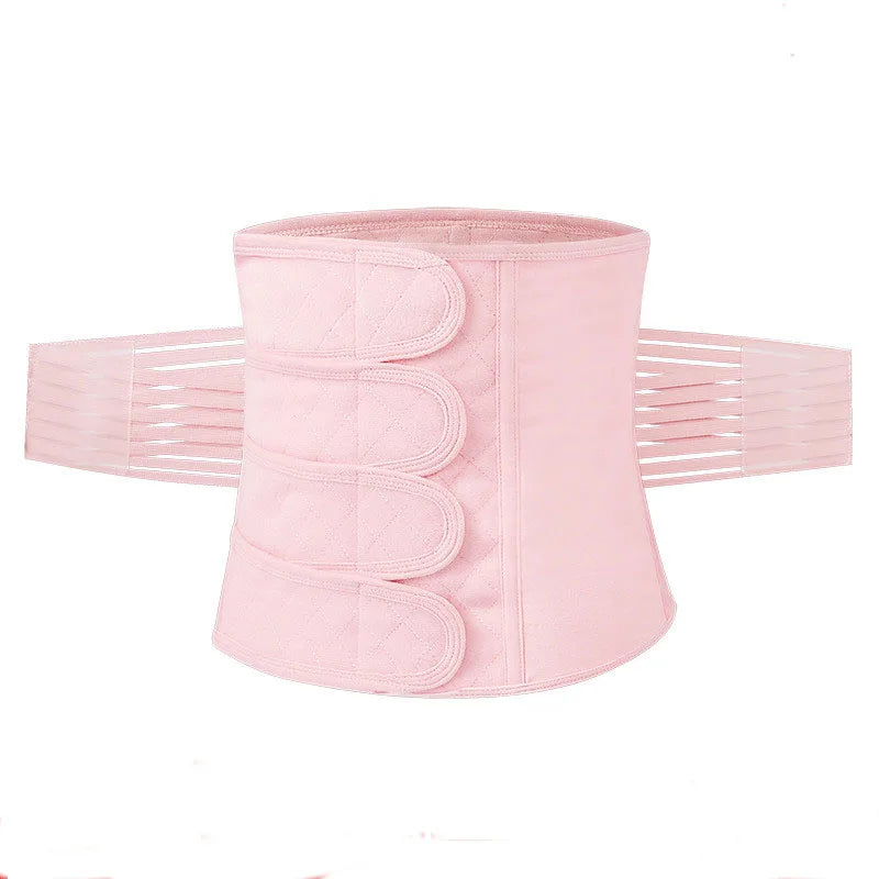 postpartum abdominal binder wrap for recovery belly band support belt. Adjustable 3 in 1 post partum belly band binder slim waist trainer belt for core recovery
